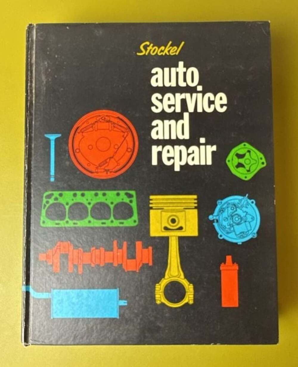 Stockel Auto Service And Repair 1975 Vintage Hardcover Book